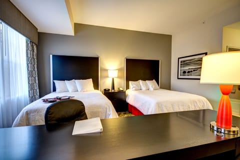 Studio Suite, 2 Queen Beds | Egyptian cotton sheets, premium bedding, in-room safe, blackout drapes