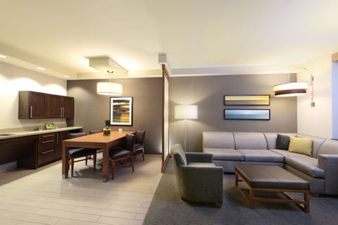 Suite, 1 King Bed, Accessible (ADA) | 1 bedroom, hypo-allergenic bedding, down comforters, in-room safe