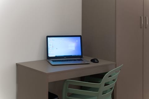 City Double Room | Select Comfort beds, desk, laptop workspace, soundproofing