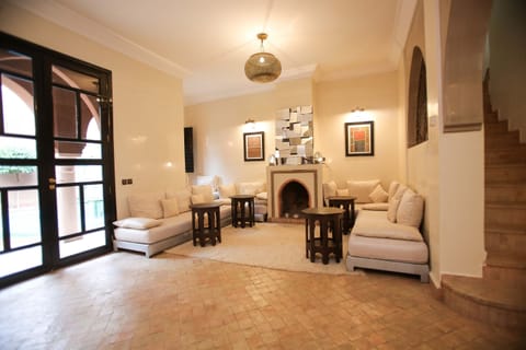 Villa, 2 Bedrooms, Private Pool | Living room | TV, printers