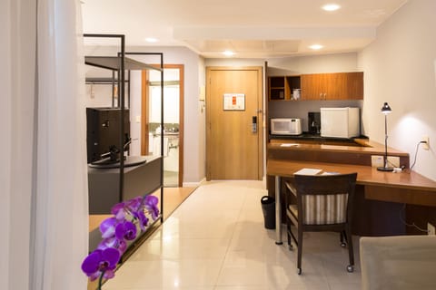 Minibar, in-room safe, desk, laptop workspace