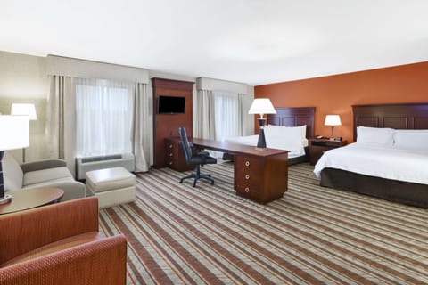 Studio Suite, 2 Queen Beds | In-room safe, desk, laptop workspace, blackout drapes