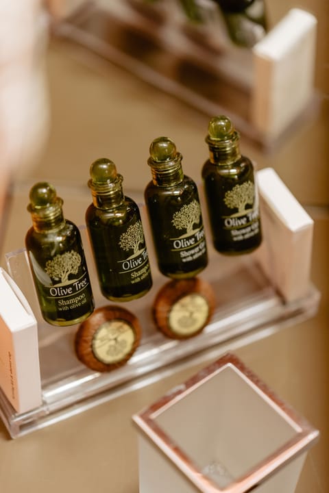 Shower, free toiletries, hair dryer, slippers