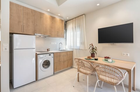 Apartment | Private kitchen | Full-size fridge, stovetop, espresso maker, coffee/tea maker
