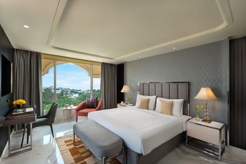 Grand Suite, Terrace (Luxury) | Premium bedding, memory foam beds, minibar, in-room safe