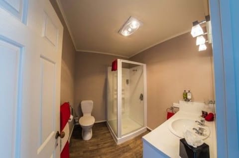 Deluxe Studio | Bathroom | Shower, free toiletries, hair dryer, towels