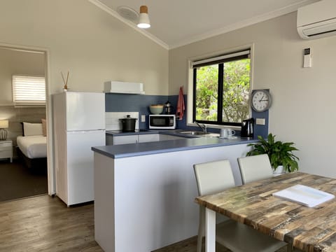 Two Bedroom Apartment - Garden View | Private kitchen | Fridge, microwave, electric kettle, toaster