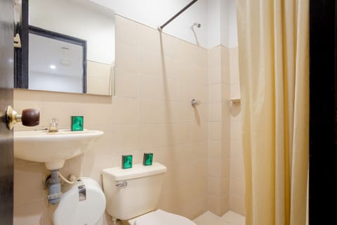 Triple Room | Bathroom | Shower, towels, soap, shampoo