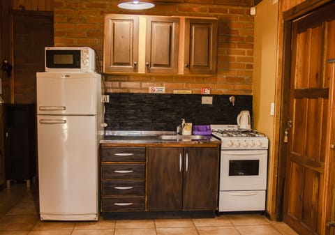 Standard Cabin | Private kitchen | Full-size fridge, microwave, oven, stovetop