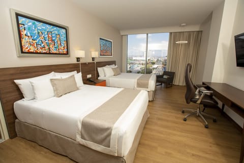 Junior Double Room | Premium bedding, minibar, in-room safe, individually decorated