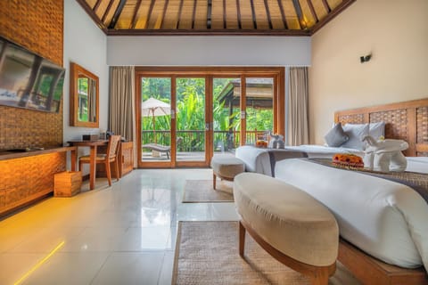 Two Bedroom Presidential Villa | Premium bedding, Select Comfort beds, free minibar items, in-room safe