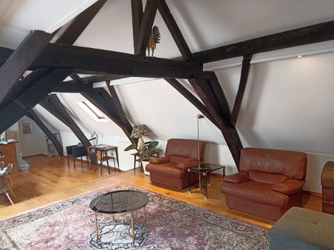 Apartment | Living room | 30-inch TV with digital channels