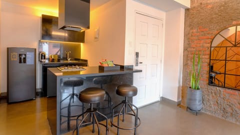 Deluxe Studio Suite, 1 Bedroom, City View | Private kitchen | Mini-fridge