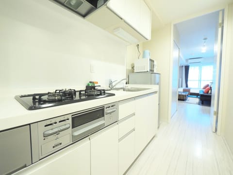 Business Apartment, Non Smoking | Private kitchenette | Fridge, microwave, stovetop, electric kettle