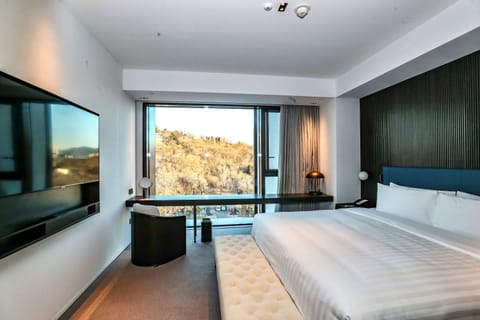Executive Suite | 1 bedroom, hypo-allergenic bedding, down comforters, minibar
