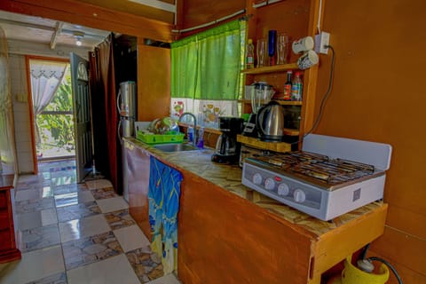 Cabin, 2 Bedrooms | Private kitchen | Fridge, coffee/tea maker, toaster