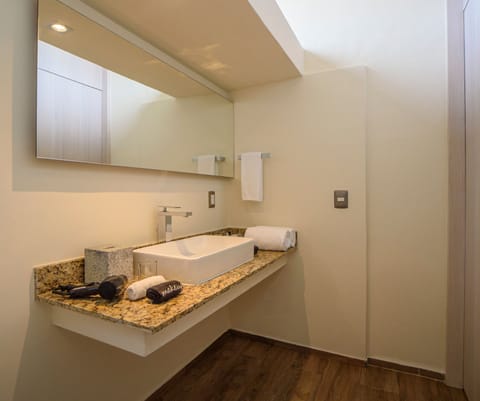 Penthouse, 1 King Bed, Private Pool | Bathroom | Shower, rainfall showerhead, free toiletries, hair dryer