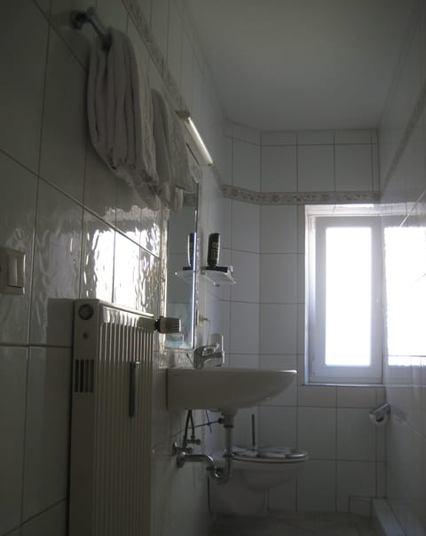 Triple Room | Bathroom | Shower, hair dryer, towels