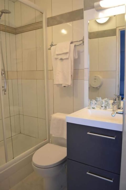 Classic Double Room | Bathroom | Shower, rainfall showerhead, free toiletries, hair dryer