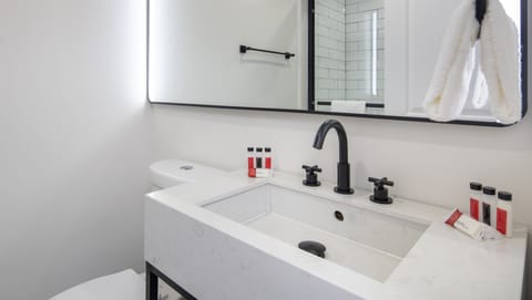 Free toiletries, hair dryer, towels, soap