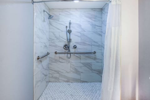 Room, 1 King Bed, Accessible, Non Smoking (Mobility, Roll-In Shower) | Accessible bathroom