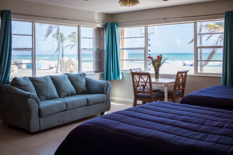 Double Room, Ocean View | In-room safe, desk, iron/ironing board, free cribs/infant beds