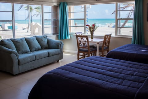 Double Room, Ocean View | In-room safe, desk, iron/ironing board, free cribs/infant beds