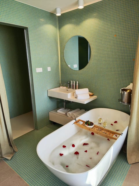 Premium Suite | Bathroom | Free toiletries, hair dryer, bathrobes, slippers