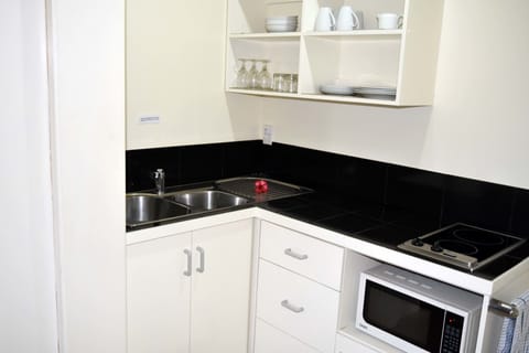 Apartment, 1 Bedroom (for 2) | Private kitchen | Microwave, stovetop, electric kettle, toaster