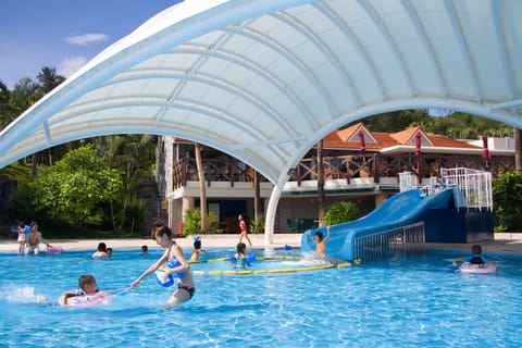 Indoor pool, outdoor pool, cabanas (surcharge)