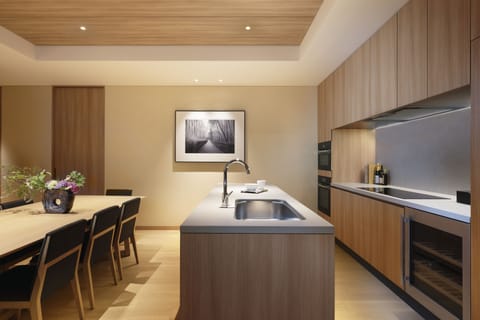 Four Bedroom Yotei Suite with Onsen, Non Smoking | Private kitchen | Fridge, microwave, stovetop, dishwasher