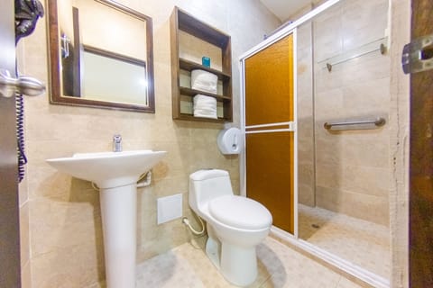 Superior Triple Room | Bathroom | Shower, free toiletries, towels, soap