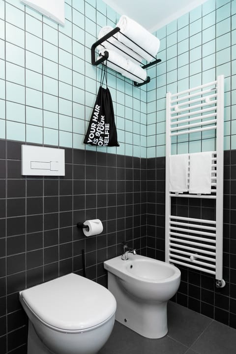 Shower, rainfall showerhead, hair dryer, bidet