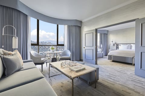 Suite, 1 King Bed, Balcony (Beverly) | Premium bedding, down comforters, pillowtop beds, minibar