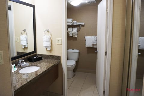 Suite, 1 Bedroom, Non Smoking | Bathroom | Combined shower/tub, free toiletries, hair dryer, towels