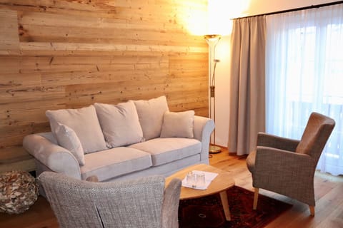 Apartment North with 1 Bedroom and Balcony | Living area | 24-inch flat-screen TV with satellite channels, TV