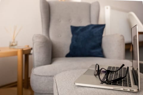 House | Living area | 30-inch TV with cable channels