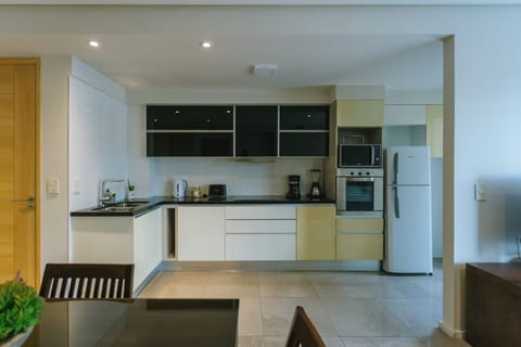 Apartment, 1 Bedroom, Terrace | Private kitchen | Microwave, oven, stovetop, coffee/tea maker