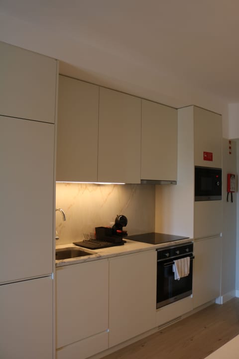 Superior Apartment | Private kitchen | Fridge, microwave, espresso maker, electric kettle