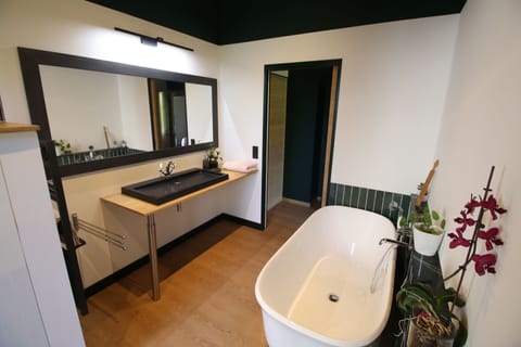 Superior Double Room | Bathroom | Free toiletries, hair dryer, towels, soap