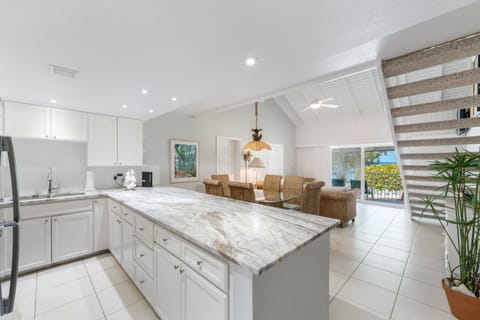 Villa, 3 Bedrooms, Oceanfront (Villa #47) | Private kitchen | Full-size fridge, microwave, oven, stovetop