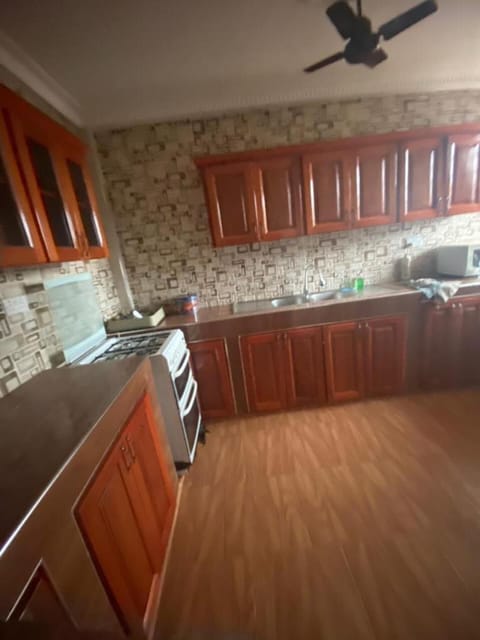 Apartment | Private kitchen | Fridge, microwave, oven, stovetop