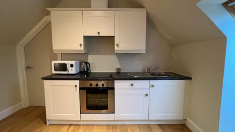 Apartment (1 Bedroom) | Private kitchen | Microwave, oven, electric kettle, dining tables