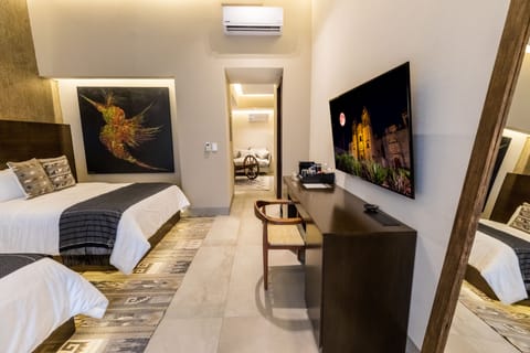 Premier Double Room | Living area | Flat-screen TV