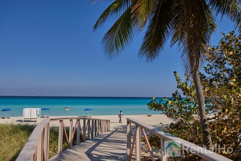 Beach nearby, white sand