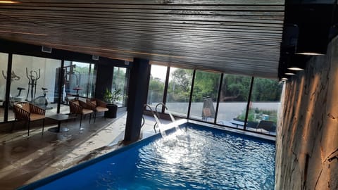 Indoor pool, outdoor pool