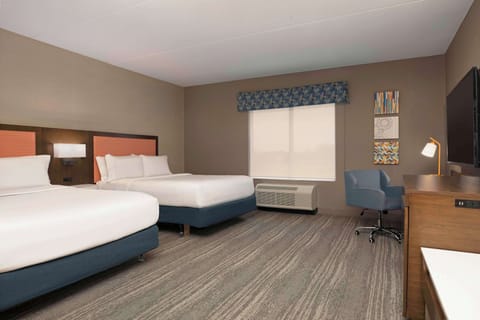 Room, 2 Queen Beds, Accessible, Bathtub (Mobility & Hearing) | In-room safe, desk, blackout drapes, iron/ironing board