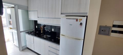 Premium Apartment | Private kitchen | Full-size fridge, microwave, oven, blender