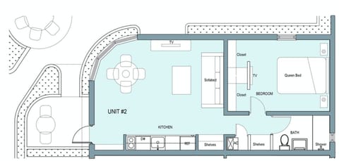 Comfort Apartment | Blackout drapes, iron/ironing board, free WiFi, bed sheets