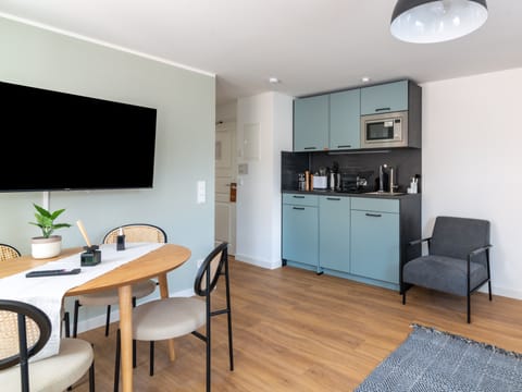 One-Bedroom Suite | Private kitchen | Fridge, espresso maker, electric kettle, toaster